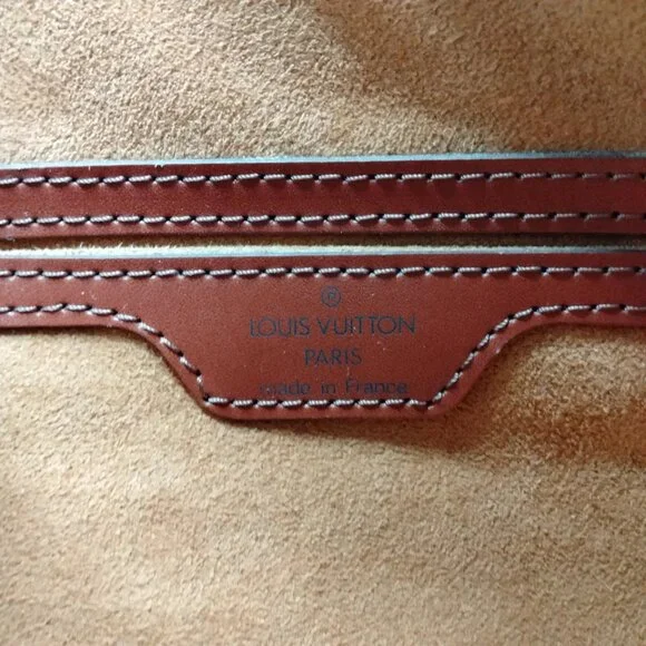 Louis Vuitton LV Hand Bag Soufflot Brown Epi 495-030425